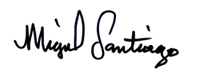 Miguel Santiago signature