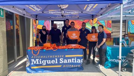 On June 10, 2022, Assembly Member Santiago partnered with the Weingart East LA YMCA and the Michaelson Foundation to put on the annual Pet Wellness Fair. Dogs and cats received vaccines, microchips, flea treatments, ear cleaning, teeth brushing and nail trimming all for free. Pet food and pet resources were also delivered to community members. 
